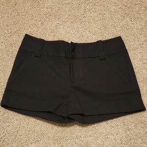 Alice + Olivia Black High Waist Shorts